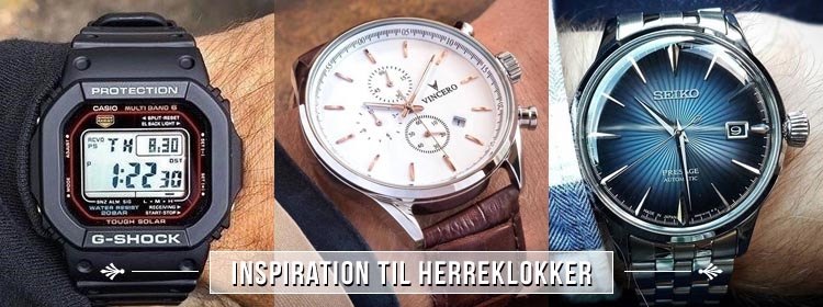Inspirasjon herreklokker Inspirasjon herreklokker