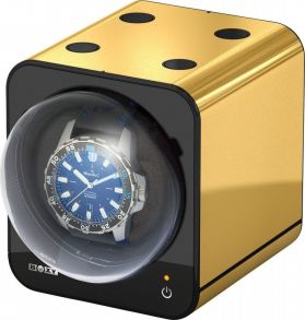 Beco Boxy Fancy Brick - Gullfarget Watchwinder til en klokke uten adapter