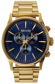 Nixon Sentry Chrono Gold / Blue Sunray A386-1922