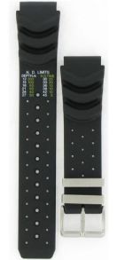 Citizen Promaster Sea Black Silicone Strap for JP1010-00, JP1011-07, JP1014-09