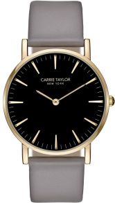 Carrie Taylor Lexington Gold/Black Grey Leather