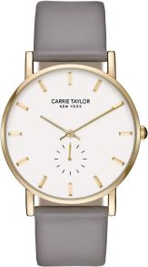 Carrie Taylor Lincoln Gold/White Grey Leather