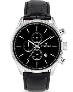 Mer enn en kronografklokke - Vincero Chrono S Black/Silver Bla-Sil-S02