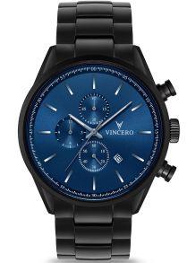 Vincero Chrono S Blue/Black Steel Bla-BluM-S28