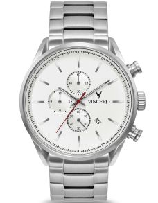 Vincero Chrono S Limited Release - Arsenal SilR-SilM-S32