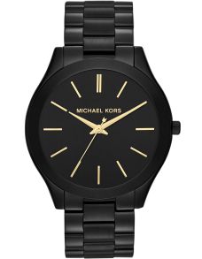 Standard og lidenskap - Michael Kors Runway Slim Black/Gold MK3221