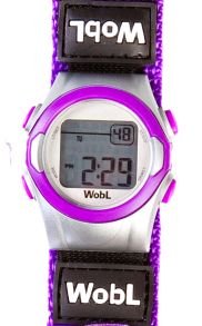 Lilla klokke for en lille jente - WobL Purple