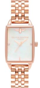Olivia Burton Bee Hive White Mother of Pearl & Rose Gold OB16BH01