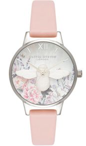 Olivia Burton Glasshouse Nude Peach & Silver OB16GH09