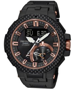 Svart urskivefarge og brons detaljer - Casio Protrek PRW-7000X-1ER
