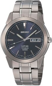 Elegant Seiko titanium herreklokke med Safirglass - Seiko SGG729P1